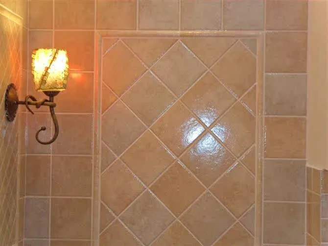 Epoxy Matte Grout joint close-up — glass micro-bead frosted effect