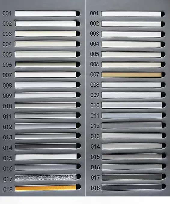 Polyurea Matte Grout color card — dozens of shades available